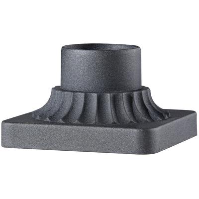 Generation Lighting - Pier Mount Base - Black - PIER MT-BK