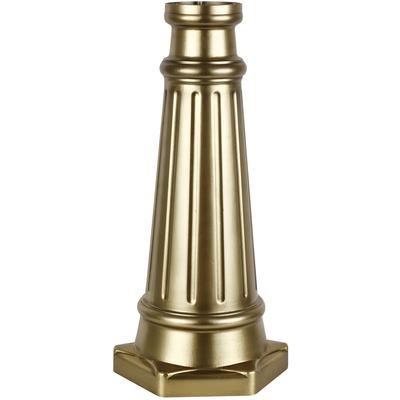 Generation Lighting - Post Base - Painted Distressed Brass - POSTBASE-PDB