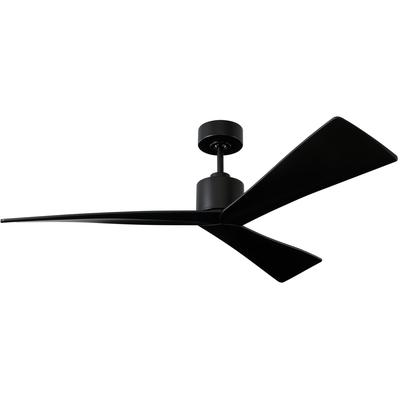 Generation Lighting Fans - Adler 52" Indoor/Outdoor Ceiling Fan - Matte Black - 3ADR52BKBK