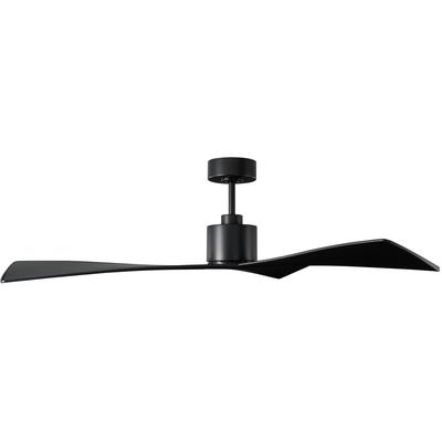 Generation Lighting Fans - Adler 52" Indoor/Outdoor Ceiling Fan - Matte Black - 3ADR52BKBK