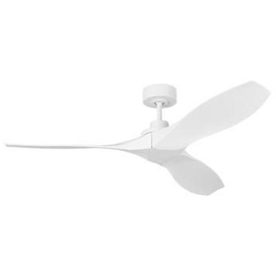 Generation Lighting Fans - Collins 52" Indoor/Outdoor Ceiling Fan - Matte White - 3CLNCSM52RZW