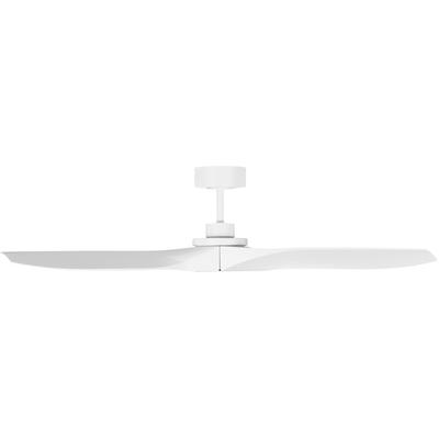 Generation Lighting Fans - Collins 52" Indoor/Outdoor Ceiling Fan - Matte White - 3CLNCSM52RZW