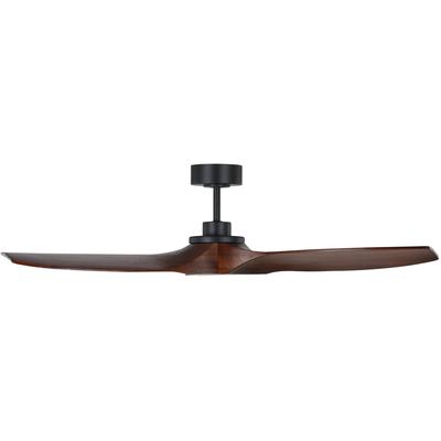 Generation Lighting Fans - Collins 52" Indoor/Outdoor Ceiling Fan - Midnight Black - 3CLNSM52MBK