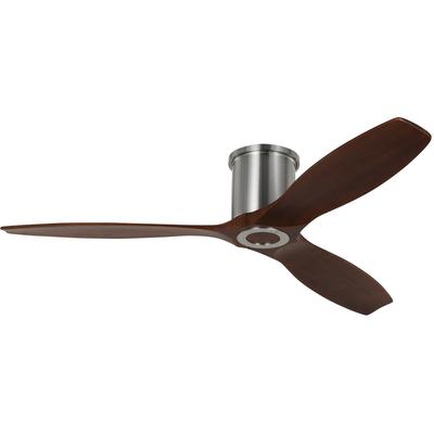 Generation Lighting Fans - Collins 52" Indoor/Outdoor Ceiling Fan - Brushed Steel - 3CNHSM52BS