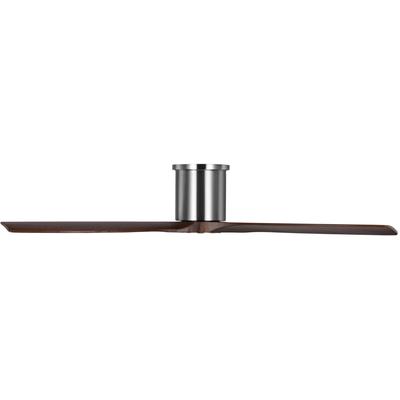 Generation Lighting Fans - Collins 52" Indoor/Outdoor Ceiling Fan - Brushed Steel - 3CNHSM52BS