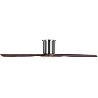 Generation Lighting Fans - Collins 52" Indoor/Outdoor LED Ceiling Fan - Brushed Steel - 3CNHSM52BSD