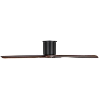 Generation Lighting Fans - Collins 52" Indoor/Outdoor Ceiling Fan - Midnight Black - 3CNHSM52MBK