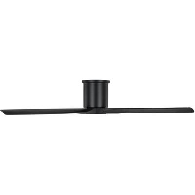 Generation Lighting Fans - Collins 52" Indoor/Outdoor Ceiling Fan - Midnight Black - 3CNHSM52MBKMBK