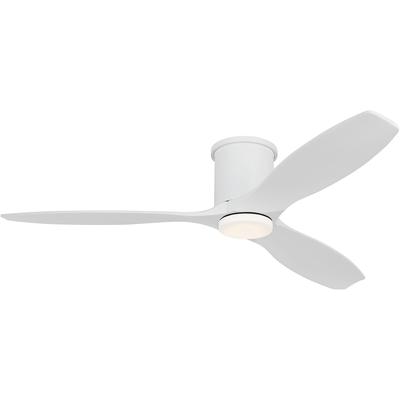 Generation Lighting Fans - Collins 52" Indoor/Outdoor LED Ceiling Fan - Matte White - 3CNHSM52RZWD