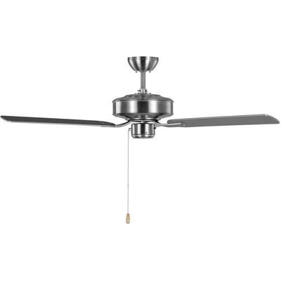 Generation Lighting Fans - Linden 48" Ceiling Fan - Brushed Steel - 3LD48BS