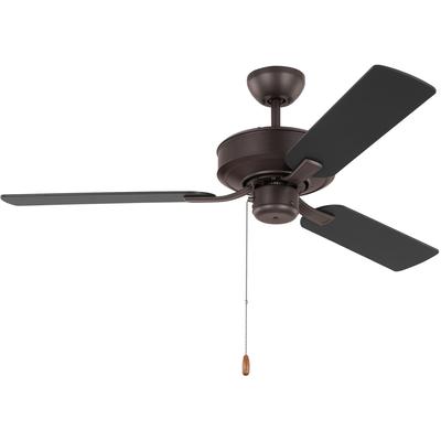 Generation Lighting Fans - Linden 48" Ceiling Fan - Bronze - 3LD48BZ