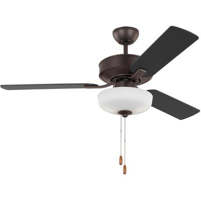 Generation Lighting Fans - Linden 48" Ceiling Fan - Bronze - 3LD48BZD