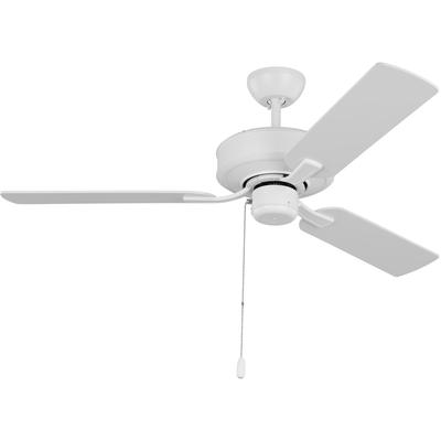 Generation Lighting Fans - Linden 48" Ceiling Fan - Matte White - 3LD48RZW