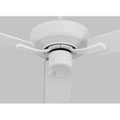 Generation Lighting Fans - Linden 48" Ceiling Fan - Matte White - 3LD48RZW