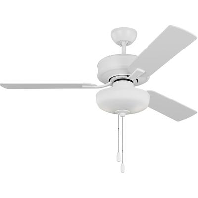 Generation Lighting Fans - Linden 48" Ceiling Fan - Matte White - 3LD48RZWD