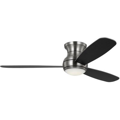 Generation Lighting Fans - Orbis 52" Ceiling Fan - Brushed Steel - 3OBSHR52BSD