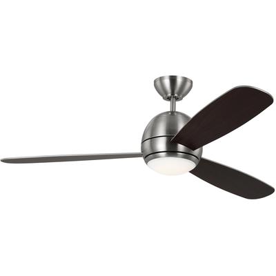 Generation Lighting Fans - Orbis 52" Ceiling Fan - Brushed Steel - 3OBSR52BSD