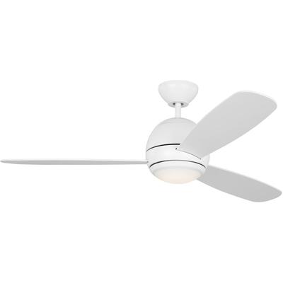 Generation Lighting Fans - Orbis 52" Ceiling Fan - Matte White - 3OBSR52RZWD