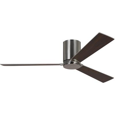 Generation Lighting Fans - Rozzen 52" Indoor/Outdoor Ceiling Fan - Brushed Steel - 3RZHR52BS