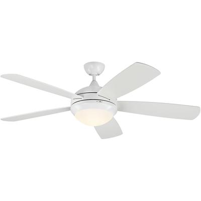 Generation Lighting Fans - Discus Smart 52" Ceiling Fan - Matte White - 5DISM52RZWD