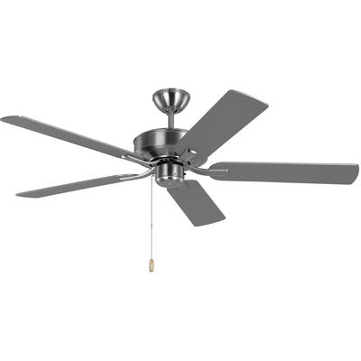 Generation Lighting Fans - Linden 52" Ceiling Fan - Brushed Steel - 5LD52BS