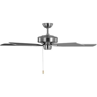 Generation Lighting Fans - Linden 52" Ceiling Fan - Brushed Steel - 5LD52BS