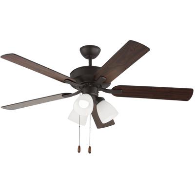 Generation Lighting Fans - Linden 52" Ceiling Fan - Bronze - 5LD52BZF