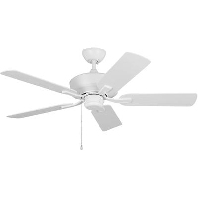 Generation Lighting Fans - Linden 44" Ceiling Fan - Matte White - 5LDO44RZW