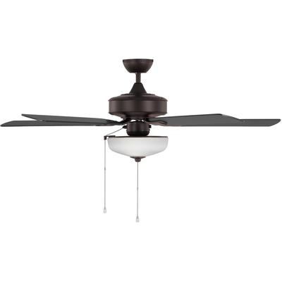 Generation Lighting Fans - Linden 52" Ceiling Fan - Bronze - 5LDO52BZD