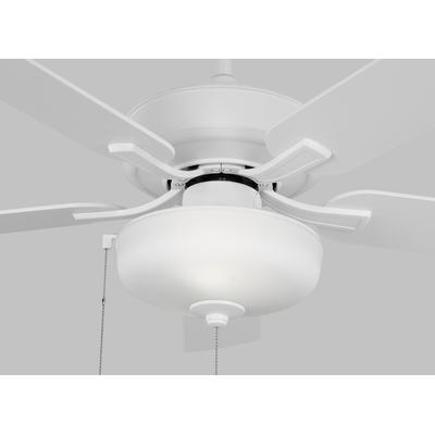 Generation Lighting Fans - Linden 52" Ceiling Fan - Matte White - 5LDO52RZWD