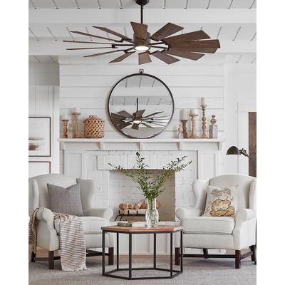 Generation Lighting Fans - Prairie 62" Ceiling Fan - Aged Pewter - 14PRR62AGPD