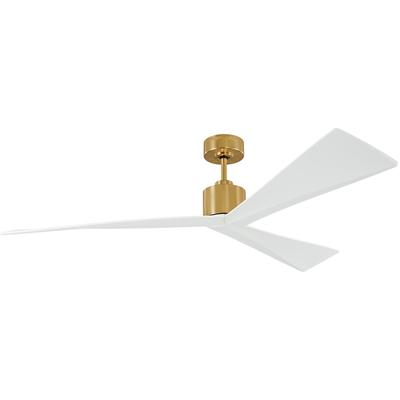 Generation Lighting Fans - Adler 60" Ceiling Fan - Burnished Brass - 3ADR60BBS