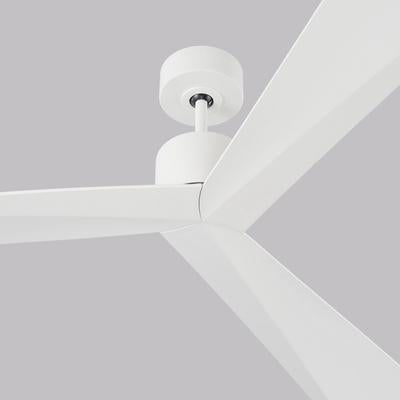 Generation Lighting Fans - Adler 60" 3-Blade Ceiling Fan - Matte White - 3ADR60RZW