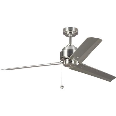 Generation Lighting Fans - Arcade 54" Ceiling Fan - Brushed Steel - 3AR54BS