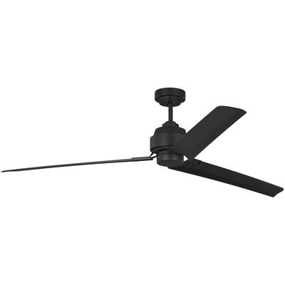 Generation Lighting Fans - Arcade 68" Ceiling Fan - Midnight Black - 3ARR68MBK