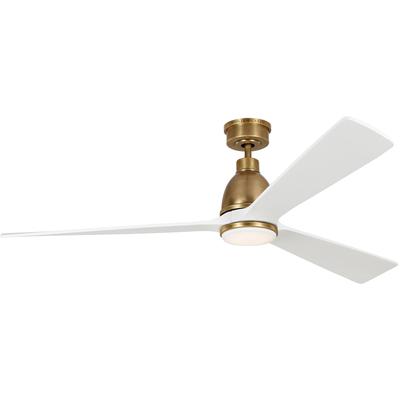 Generation Lighting Fans - Bryden Smart 60" Indoor/Outdoor LED Ceiling Fan - Antique Brass - 3BRYSM60HABD