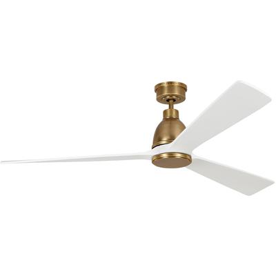 Generation Lighting Fans - Bryden Smart 60" Indoor/Outdoor LED Ceiling Fan - Antique Brass - 3BRYSM60HABD