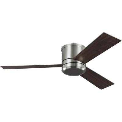 Generation Lighting Fans - Clarity Max 56" 3-Blade Ceiling Fan - Brushed Steel - 3CLMR56BSD-V1