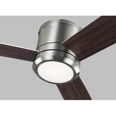 Generation Lighting Fans - Clarity Max 56" 3-Blade Ceiling Fan - Brushed Steel - 3CLMR56BSD-V1