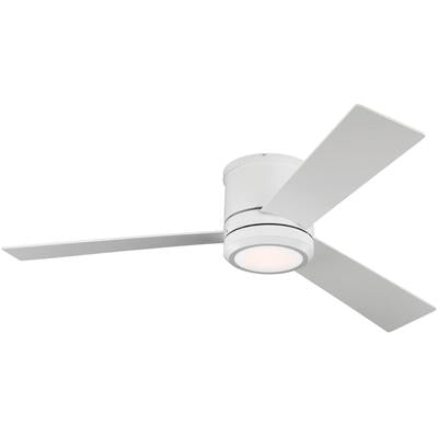 Generation Lighting Fans - Clarity Max 56" 3-Blade Ceiling Fan - Matte White - 3CLMR56RZWD-V1