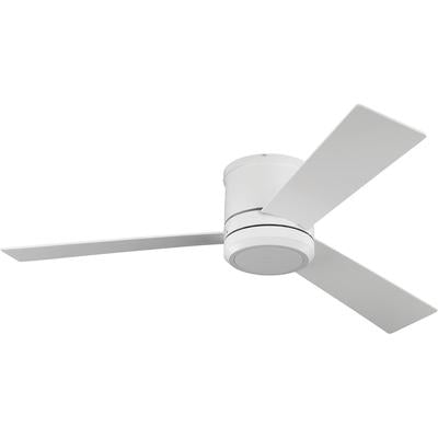 Generation Lighting Fans - Clarity Max 56" 3-Blade Ceiling Fan - Matte White - 3CLMR56RZWD-V1