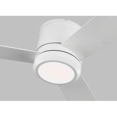 Generation Lighting Fans - Clarity Max 56" 3-Blade Ceiling Fan - Matte White - 3CLMR56RZWD-V1