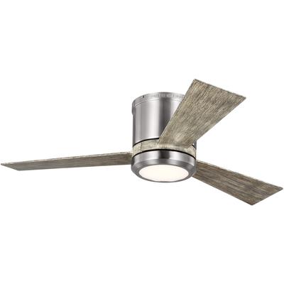 Generation Lighting Fans - Clarity 42" LED Ceiling Fan - Brushed Steel - 3CLYR42BSLGD-V1