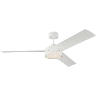 Generation Lighting Fans - Cirque 56" Ceiling Fan - Matte White - 3CQR56RZWD