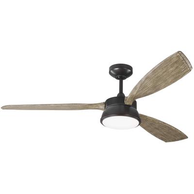 Generation Lighting Fans - Destin 57" 3-Blade Ceiling Fan - Aged Pewter - 3DSTR57AGPD