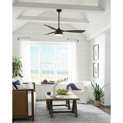 Generation Lighting Fans - Destin 57" 3-Blade Ceiling Fan - Aged Pewter - 3DSTR57AGPD