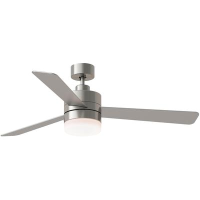 Generation Lighting Fans - Era 52" Indoor/Outdoor LED Ceiling Fan - Brushed Steel - 3ERAR52BSD