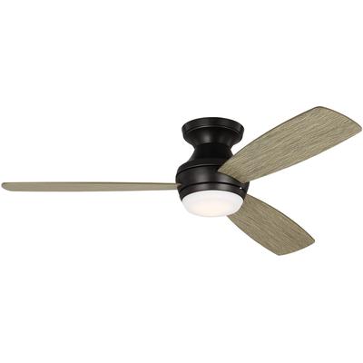 Generation Lighting Fans - Ikon 52" Hugger LED Ceiling Fan - Aged Pewter - 3IKR52AGPD