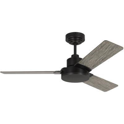 Generation Lighting Fans - Jovie 44" Indoor/Outdoor Ceiling Fan - Aged Pewter - 3JVR44AGP