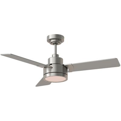 Generation Lighting Fans - Jovie 44" Indoor/Outdoor LED Ceiling Fan - Brushed Steel - 3JVR44BSD